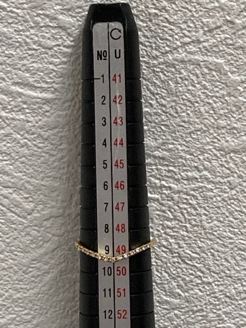 ネ*】様 agete アガット K18 ダイヤモンド 0.06ct リング　v