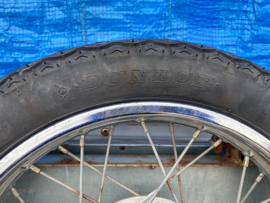 G926 リトルカブ ホイール IRC2.50-14 ダンロップ 2.75-14