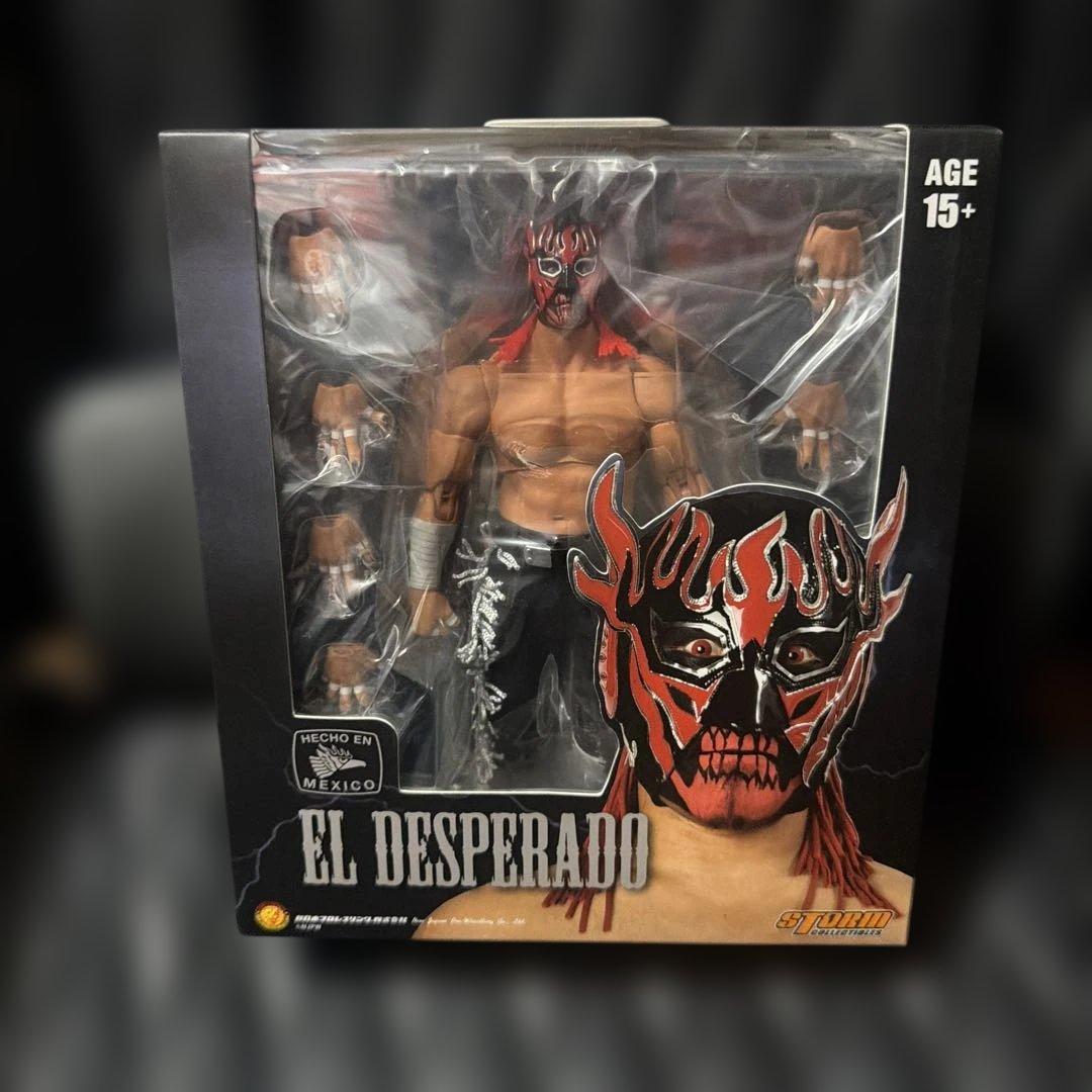 エル・デスペラード フィギュア 赤コスチューム 新日本プロレス - メルカリ