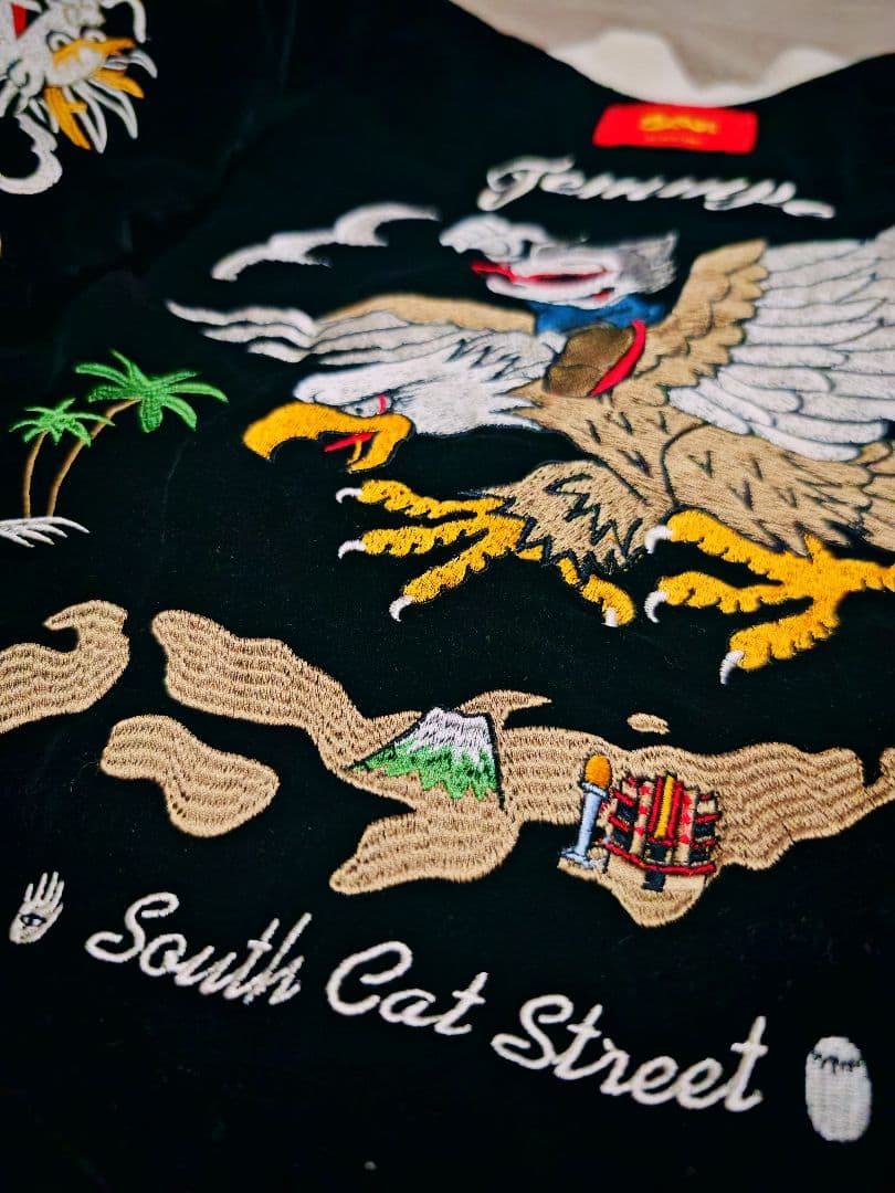 CREAM SODA 日本限定 スカジャン 2面用 別珍 サテン unisex - メルカリ