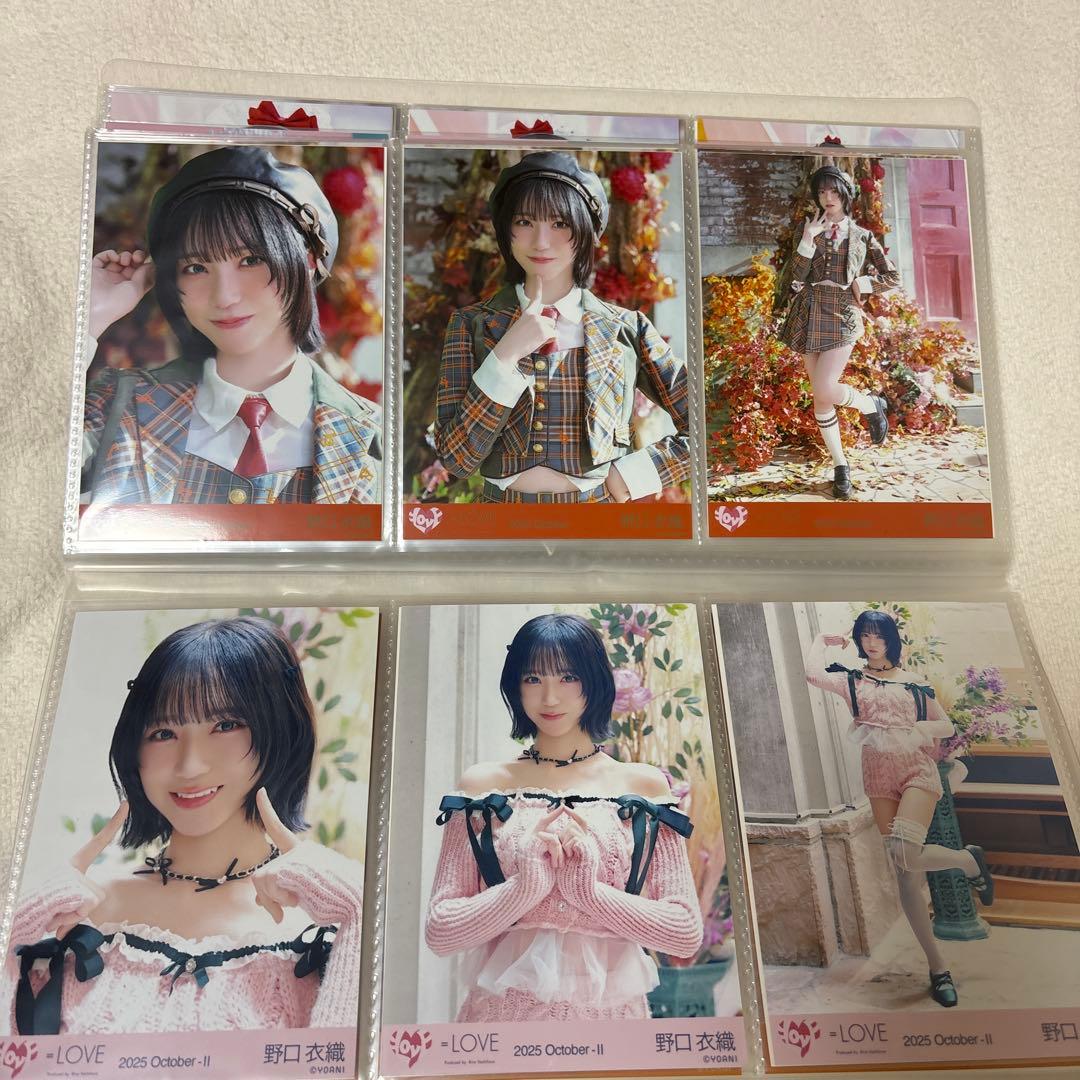 = LOVE イコラブ 野口衣織 生写真コンプセット