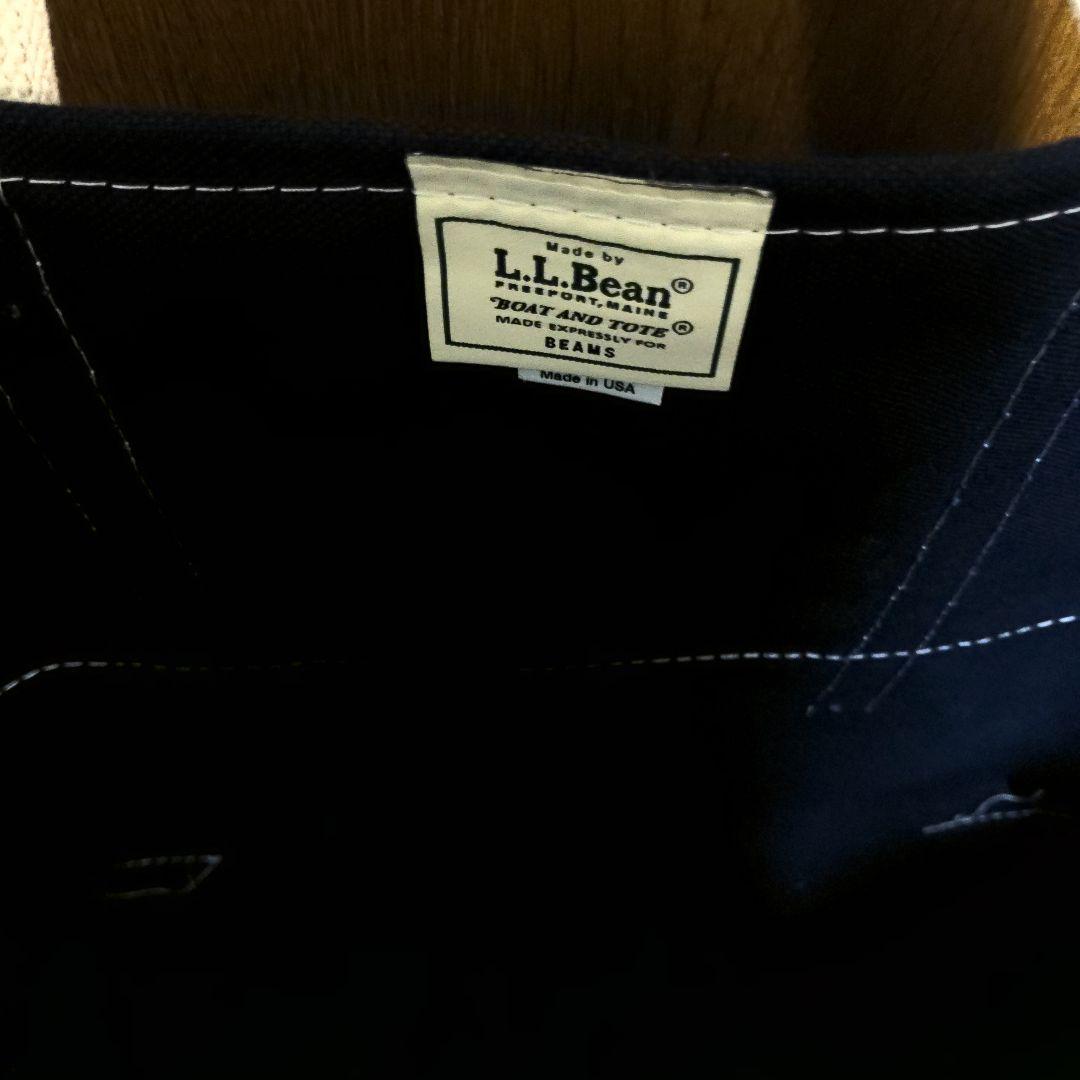 L.L.Bean✕BEAMS トートバッグ ネイビー/レッド