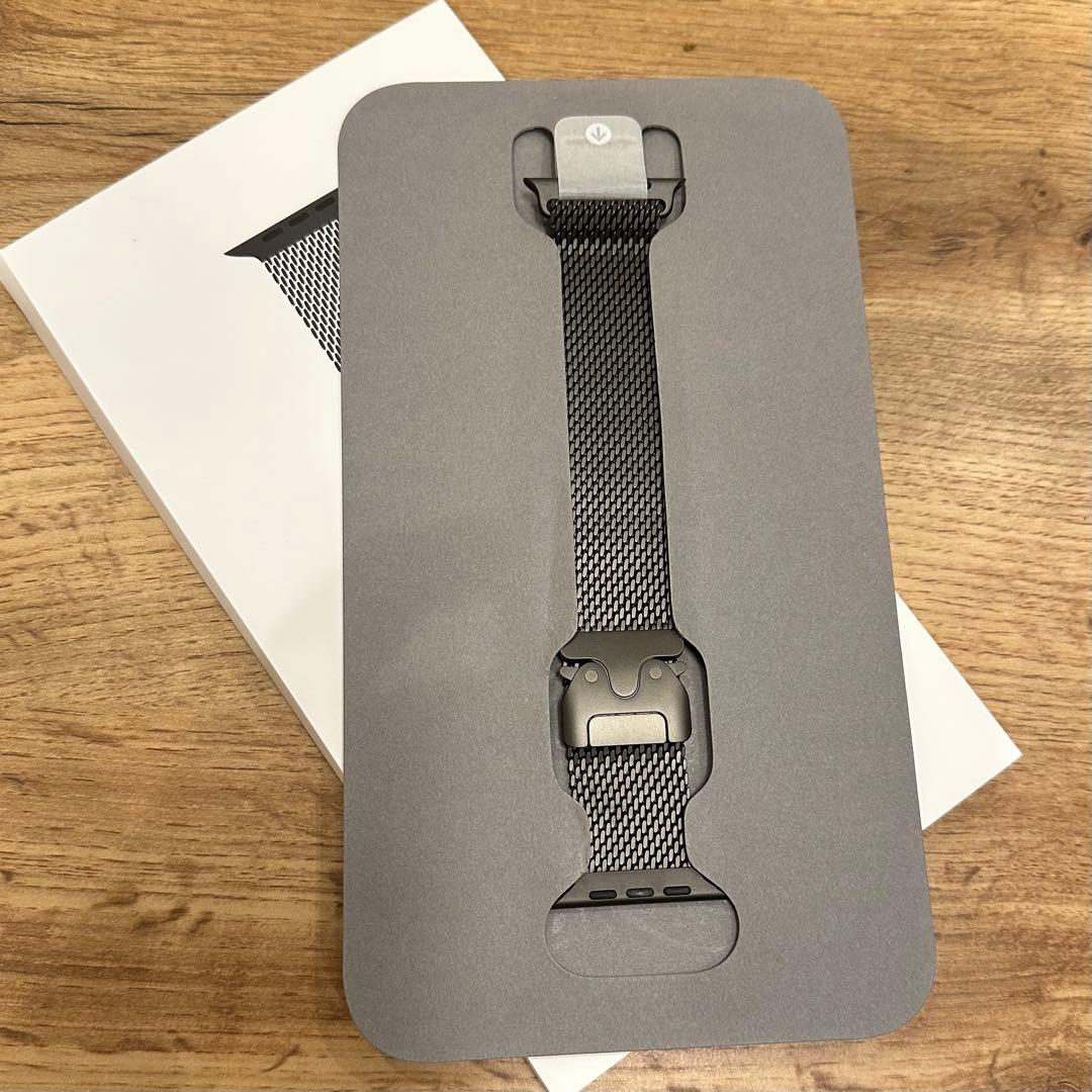 49mmケース用ブラックチタニウムミラネーゼループ - L - メルカリ