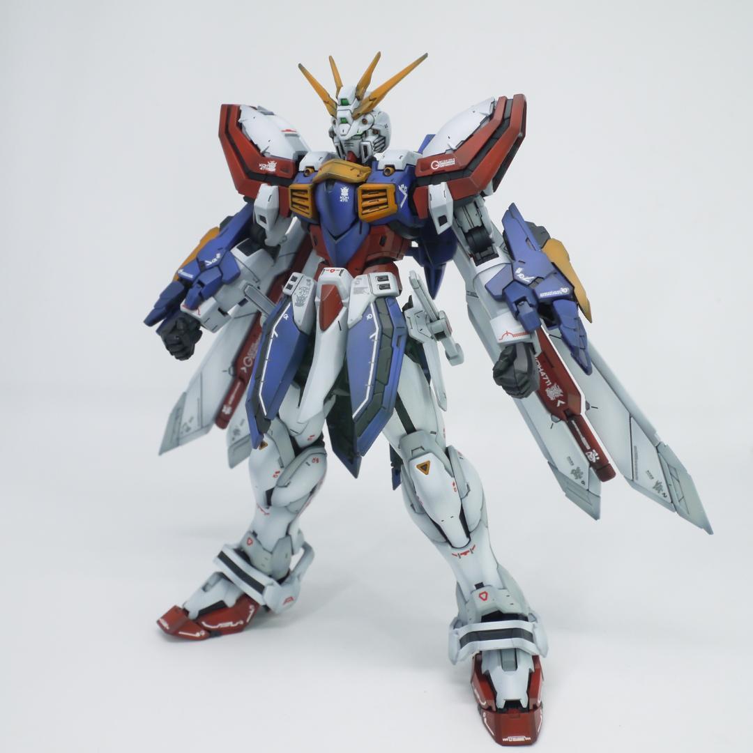ガンプラ RG ゴッドガンダム 全塗装 完成品 - メルカリ