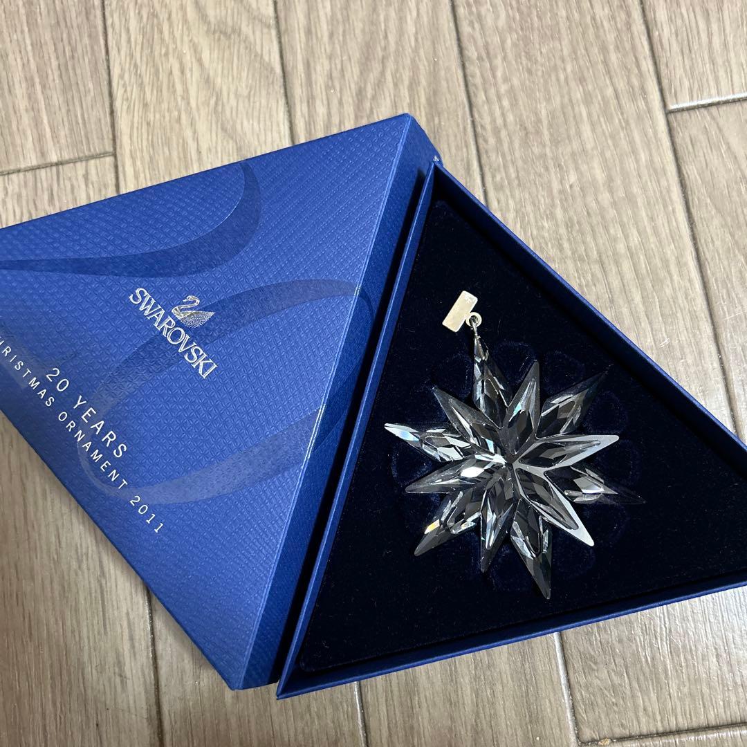スワロフスキー　クリスマスオーナメント 2011年 20周年 SWAROVSKI 20 YEARS CHRISTMAS ORNAMENT 2011