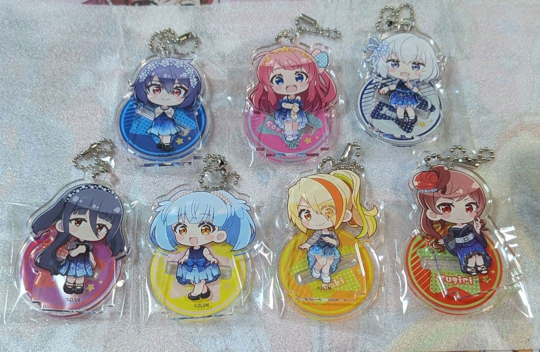 コンプセット】ゾンビランドサガ アクリルキーホルダー 星空ドレス