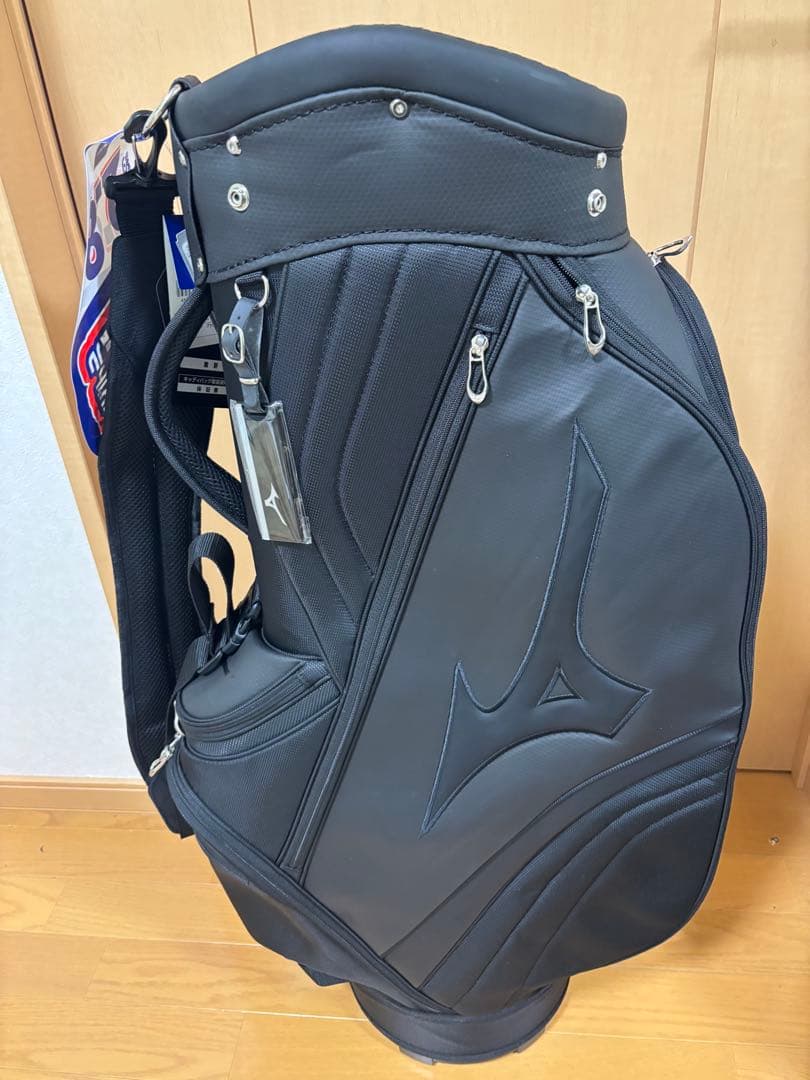 ミズノ 軽量キャディバッグ 約2.8kg 未使用 MIZUNO（ミズノ） ミズノ公式 NX.8 キャディバッグ ホワイト ユニ