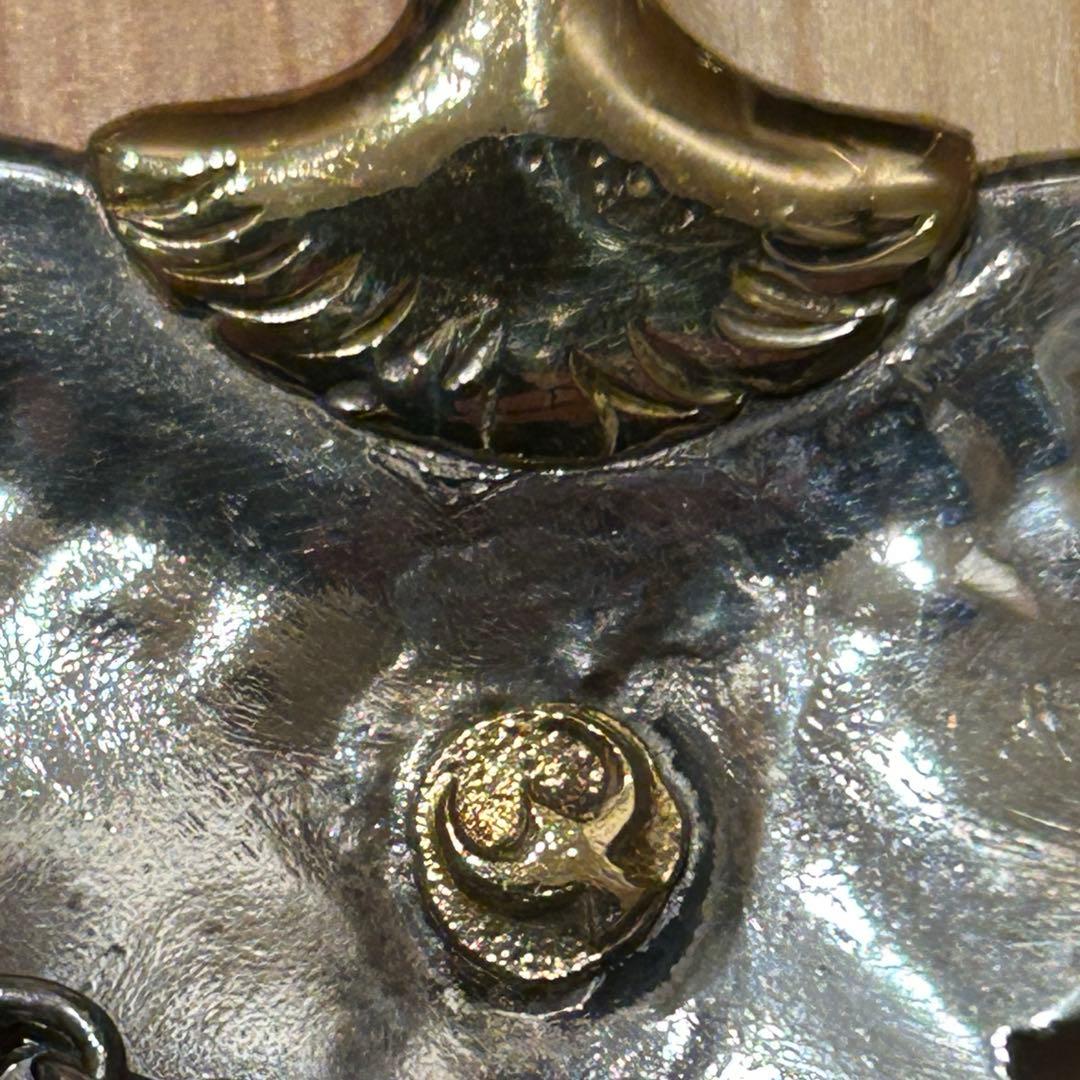 MOTO レザー シルバー 大イーグル ネックレス - メルカリ