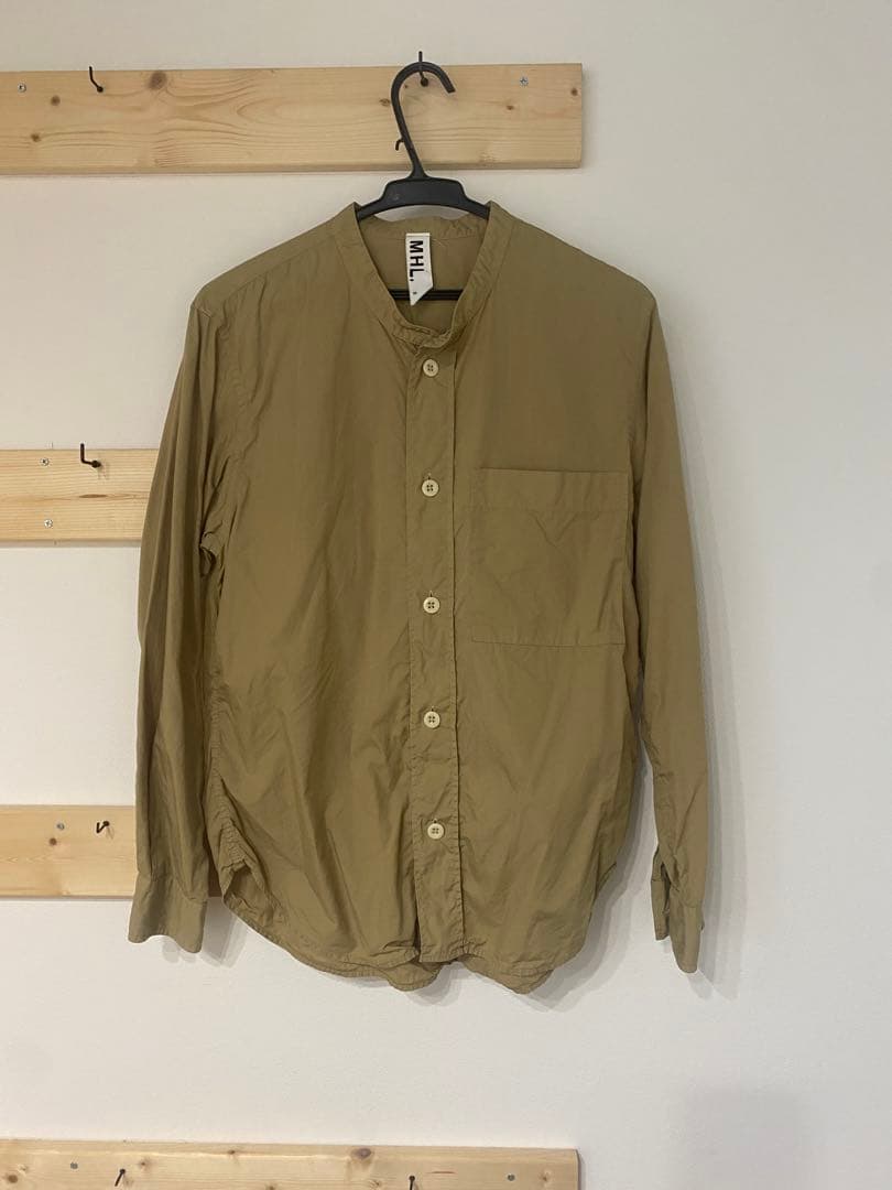 MARGARET HOWELL MHL ノーカラー シャツ - メルカリ