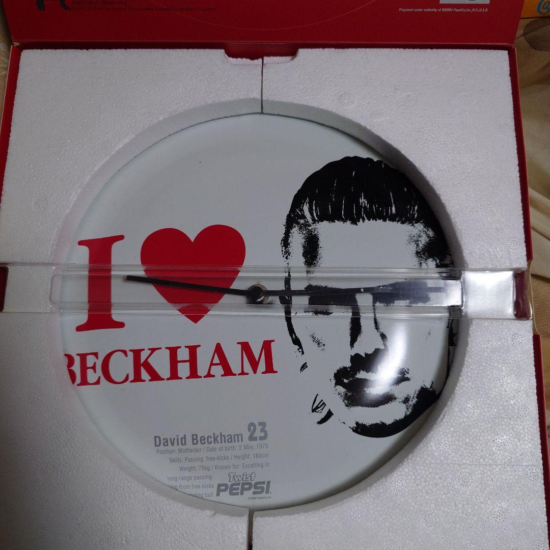 デビッド・ベッカム ビッグバッジクロック PEPSI 動作不安 - メルカリ