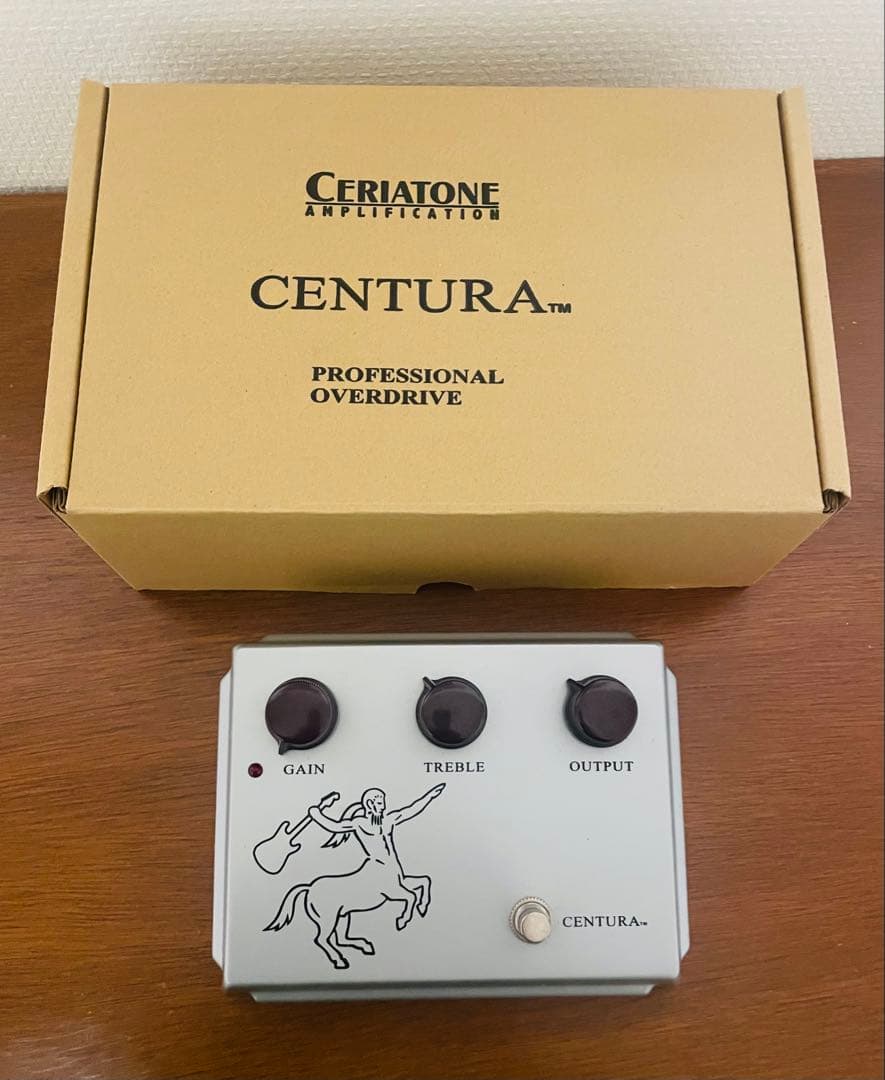 Ceriatone Centura ケンタウルス系 オーバードライブ Ceriatone Centura Matte Gold 絵付きエフェクター オーバードライブ