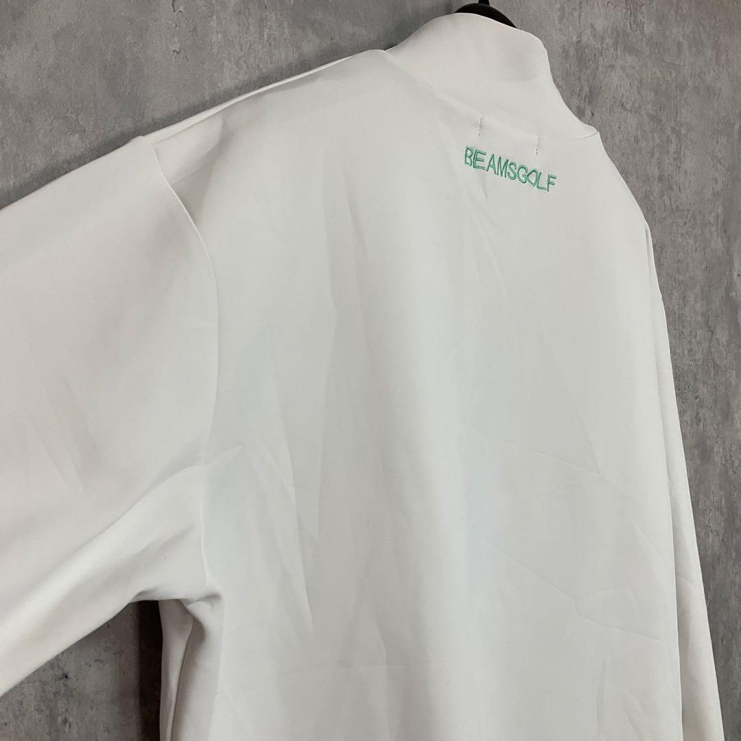 BEAMS GOLF】 別注 フラッグモックネックシャツ プルオーバー ロンT