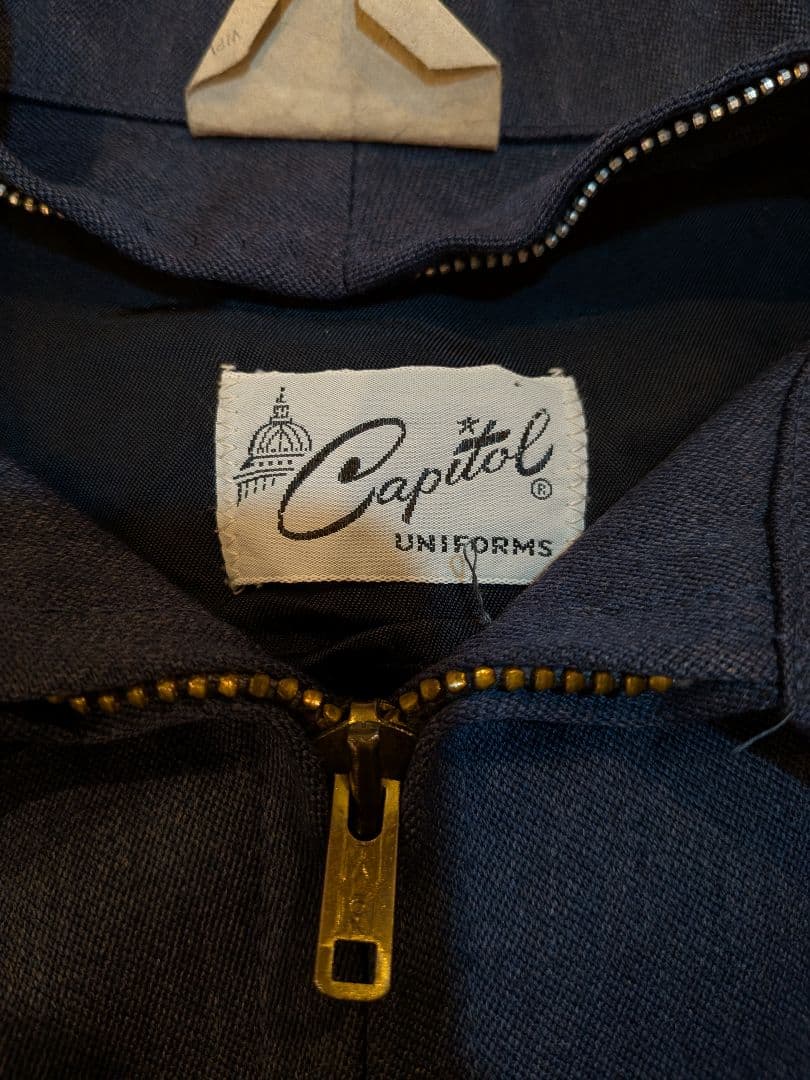 希少60s Capital ワークジャケット ウィップコード ウールギャバ