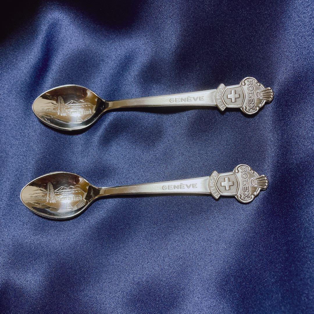 非売品 ROLEX ロレックス ノベルティスプーン 2本セット - メルカリ