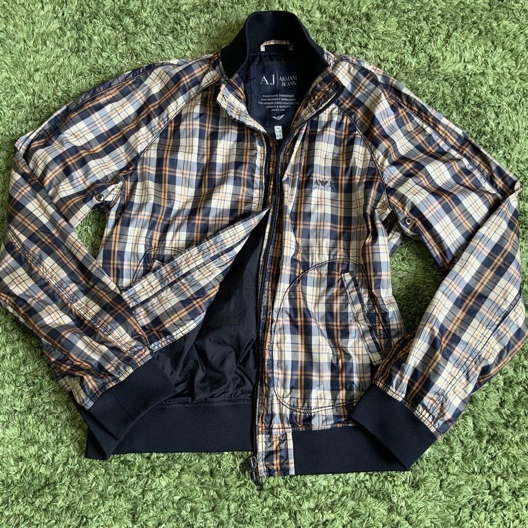 良好品 AJ アルマーニジーンズ ジッパージャケット メンズL(L~LL相当)