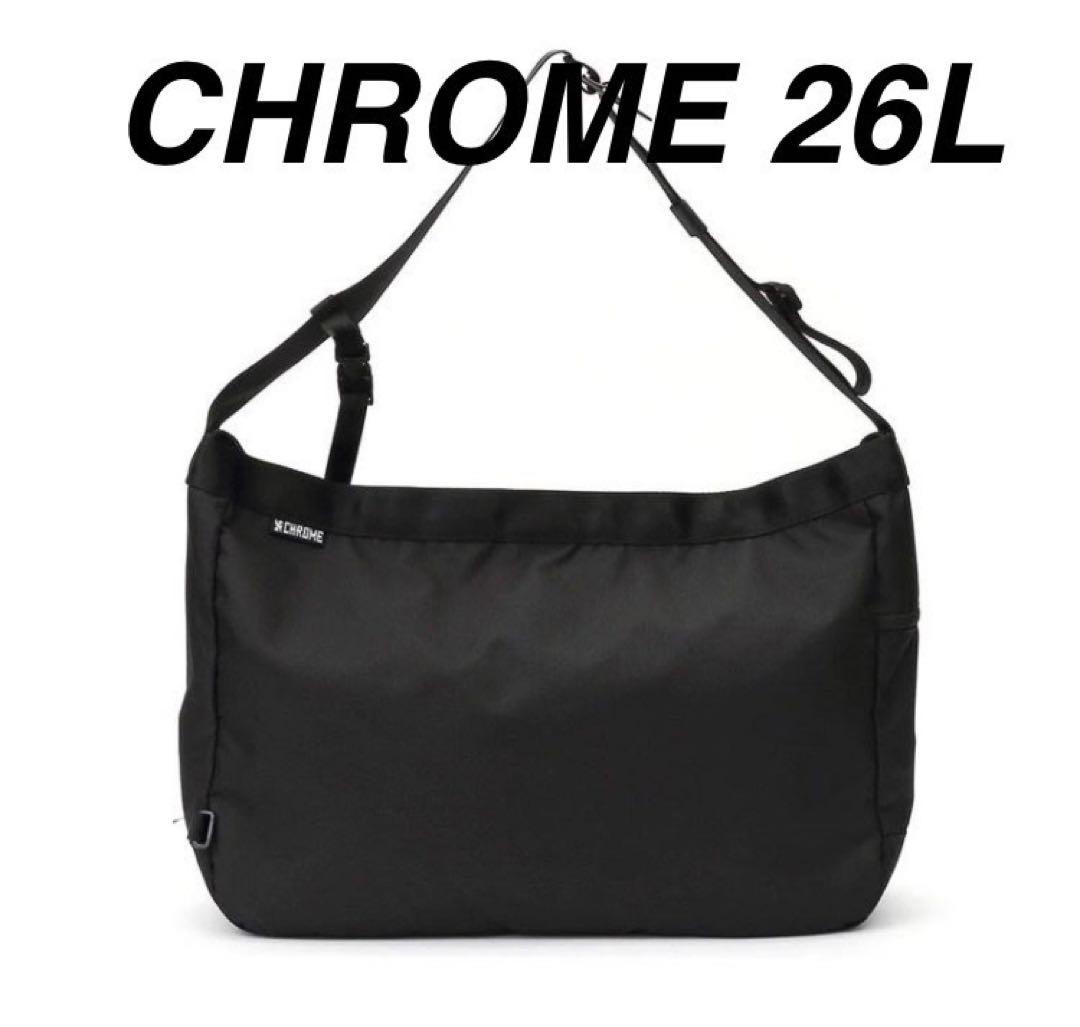 【新品】クローム　ニュースペーパー　メッセンジャーバッグ　26L ブラック CHROME ( クローム ) メッセンジャーバッグ NEWSPAPER MESSENGER