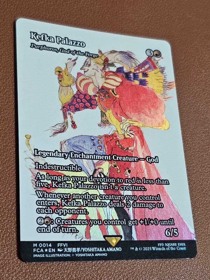 MTG FF ケフカ・パラッツォ(鍛冶の神、バーフォロス)　英語版　foil