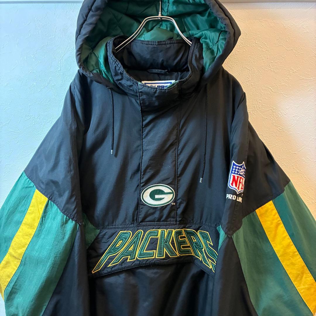 激レア】スターター ナイロンジャケット ハーフジップ 刺繍 NFL中綿