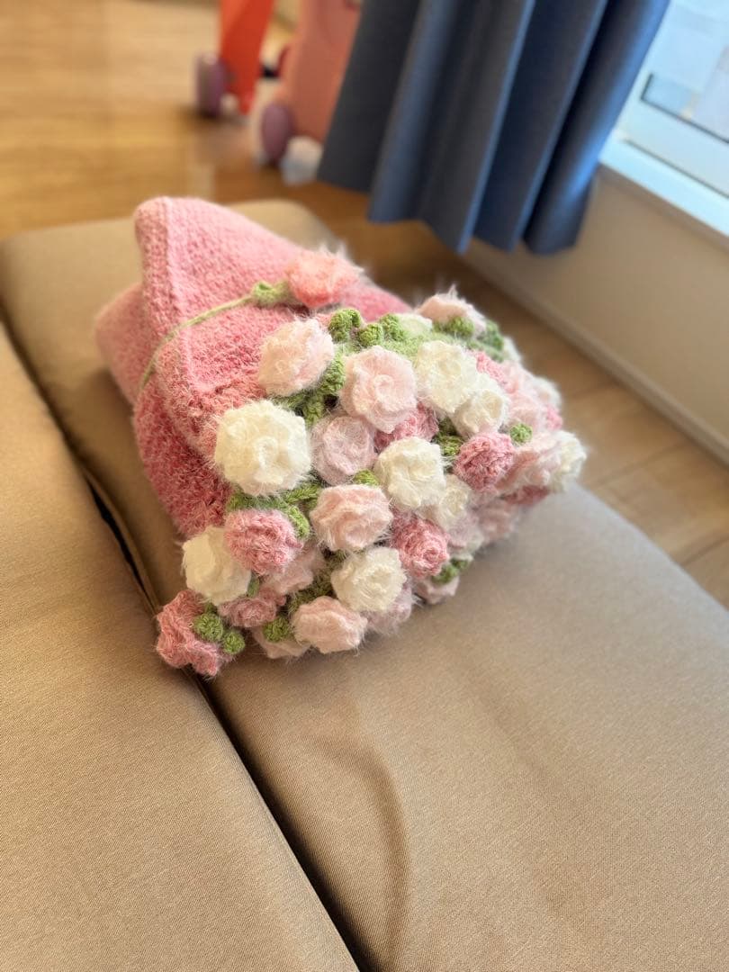 ミーママさん専用」花束ブランケット150cm(12月6日までに)