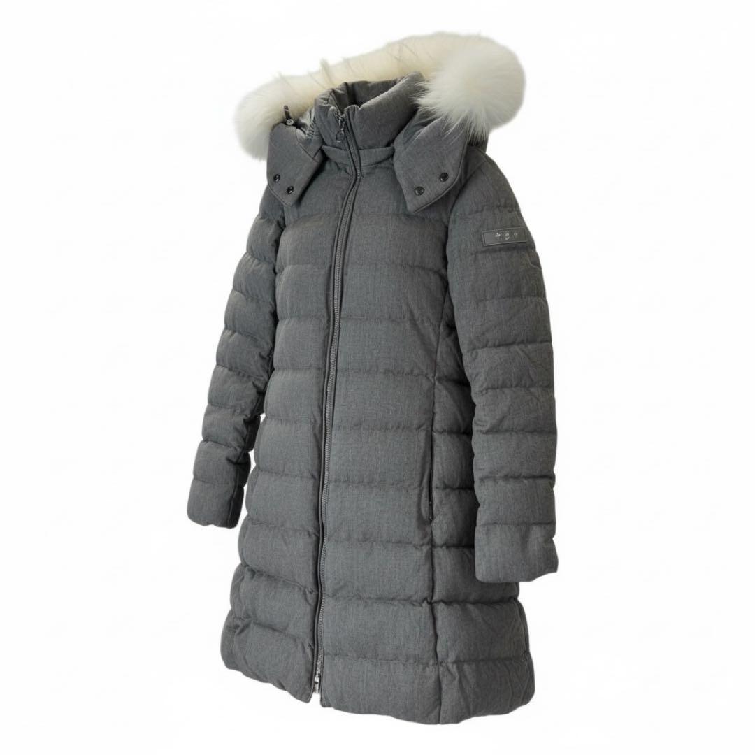 極美品 タトラス ラビアナ ラヴィアナ ウール ダウンジャケット グレー M TATRAS（タトラス） ラビアナ TATRAS LAVIANA ダウン ダウンコート