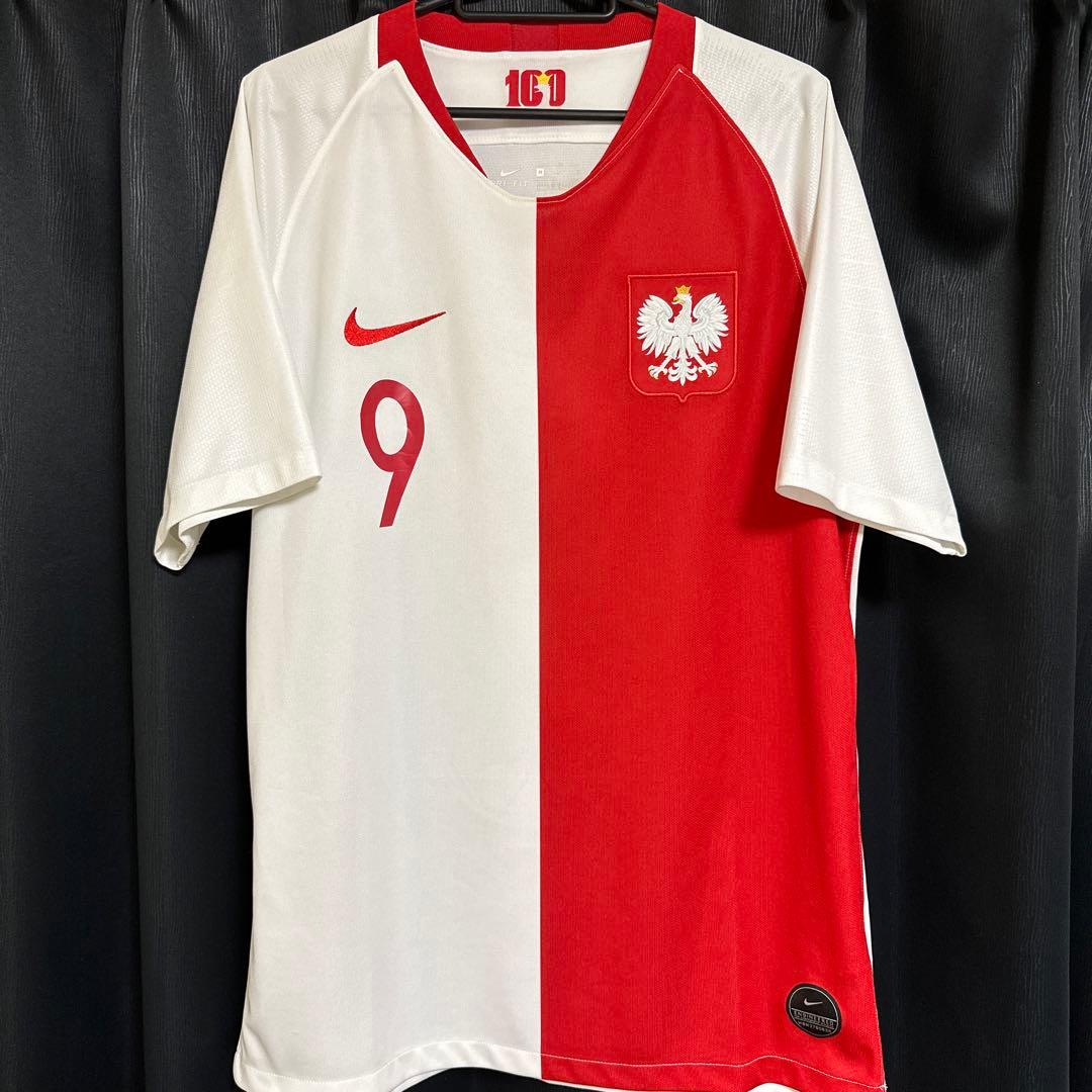 レヴァンドフスキ ユニフォーム ポーランド代表 100年記念 バルセロナ