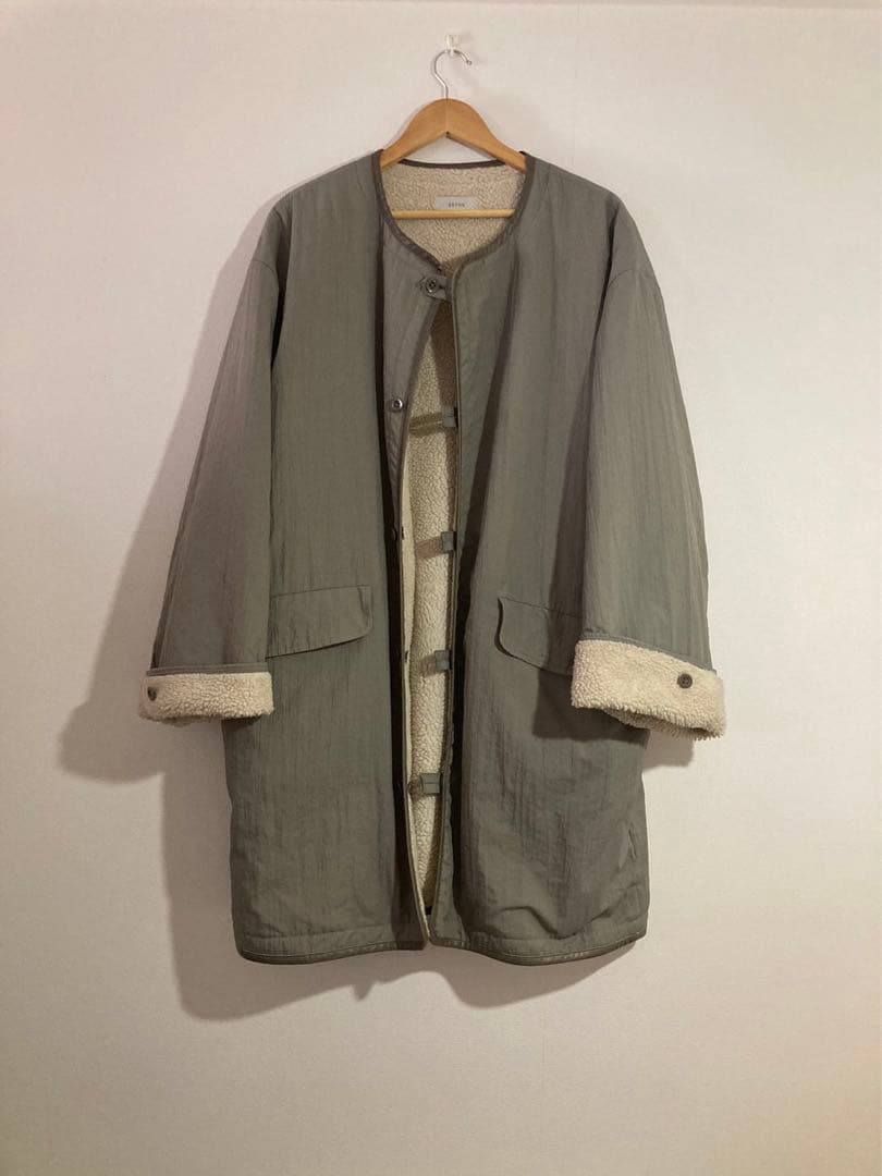 ATELIER BETON アトリエ　ベトン　ノーカラー　コート　グレー 番外編】今決めたい、最新・最鋭アイテム - アトリエ ベトン（ATELIER