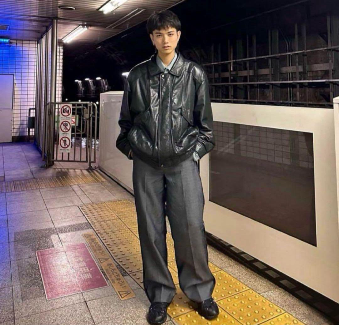 k*4様 【90s】羊革 レザージャケット vintage 短丈 一点物 - メルカリ