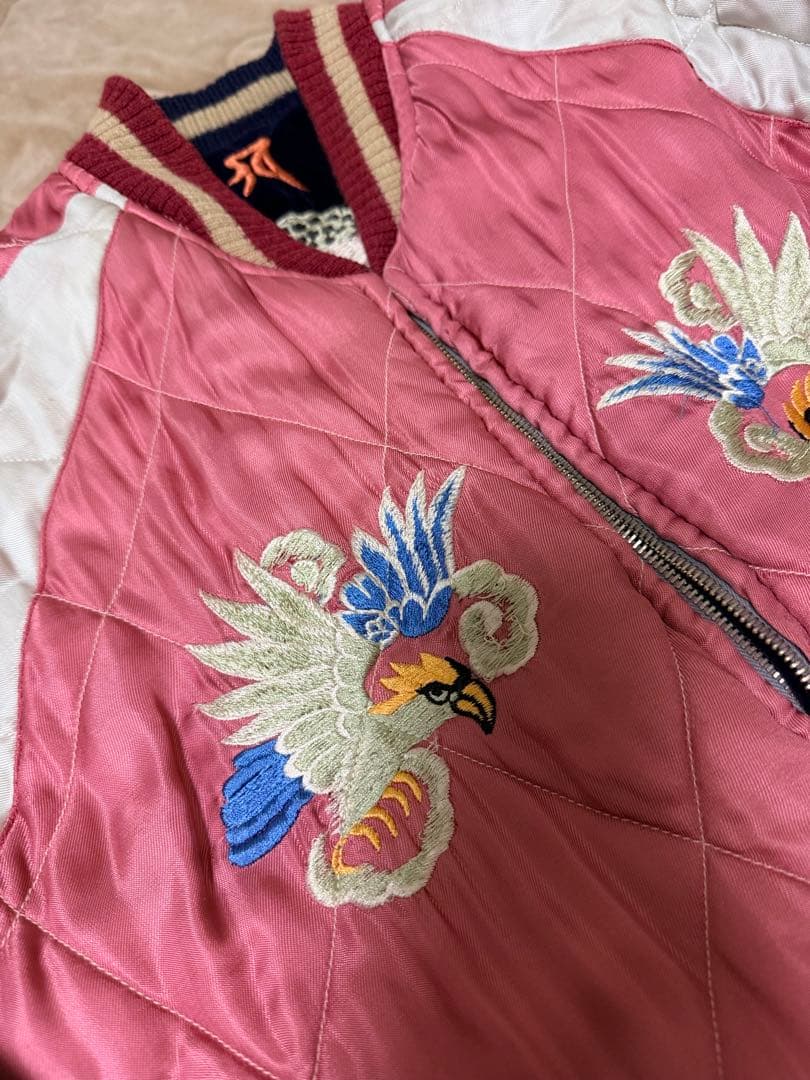 日本製 港商 テーラー東洋 2面用 別珍 ブッダ 限定スカジャン vintage