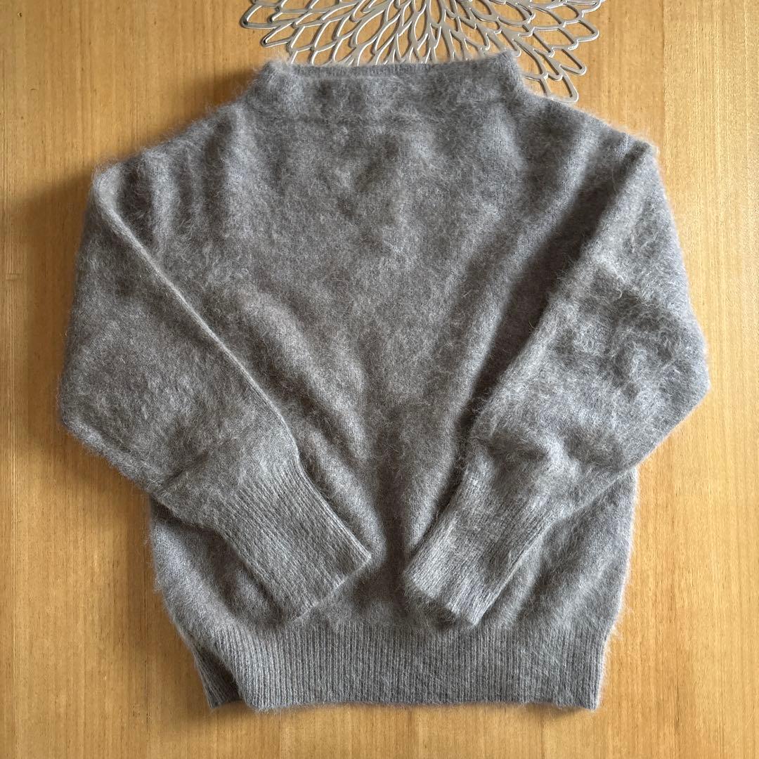 極美品 RIVE DROITE ラクーン ボトルネック起毛ニット モカ - メルカリ