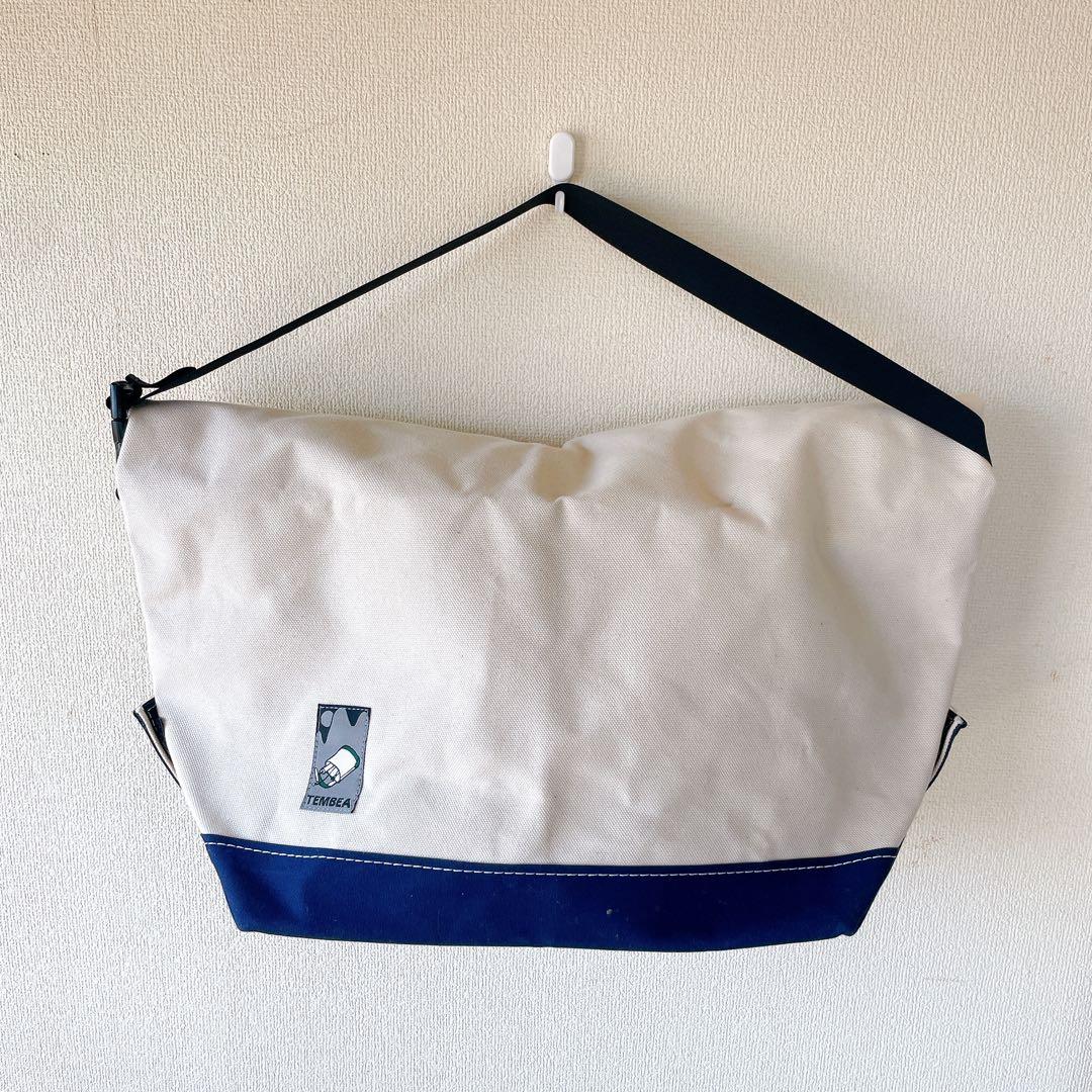 美品 TEMBEA テンベア トートバッグ メッセンジャーバッグ 日本製 TEMBEA（テンベア） トートバッグ - ベージュ レディース : ZOZOTOWN