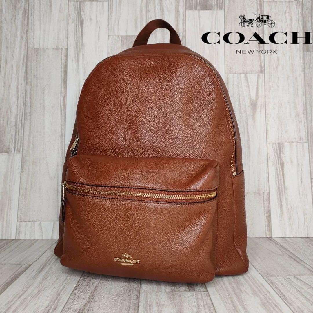 50 COACH コーチ　レザー　リュックサック　バッグパック Brandol / COACH コーチ リュックサック レザー ウエスト バックパック