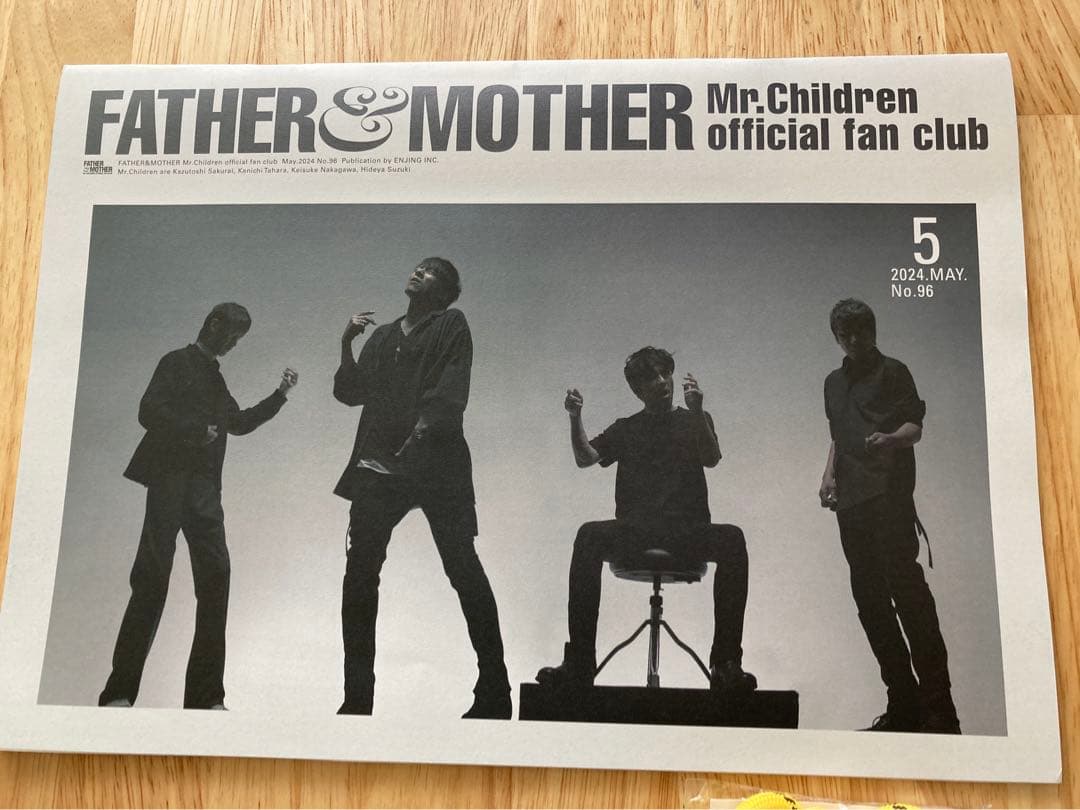 Mr.Children ファンクラブ会報誌&継続特典 フォンタブストラップ