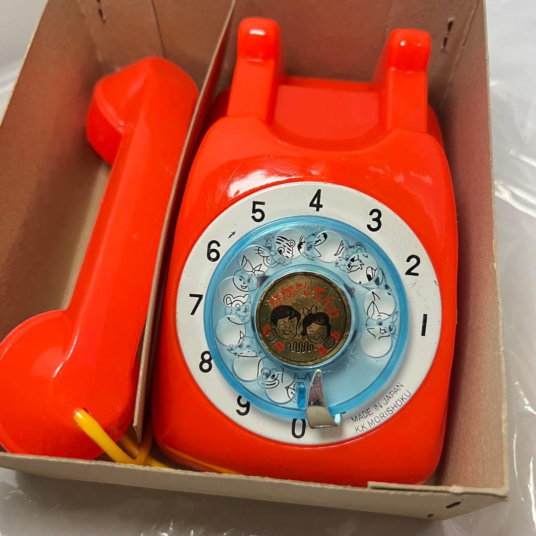 昭和レトロ　電話おもちゃ　当時物　corona telephone　【4】