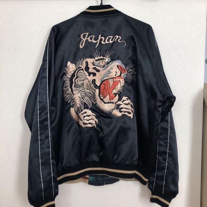 テーラー東洋 スカジャン タイガーヘッド 黒 氷室 2022春モデル L