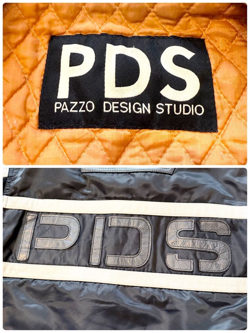 PAZZO DESIGN STUDIO パッゾ レザー ナイロン ライダース - メルカリ