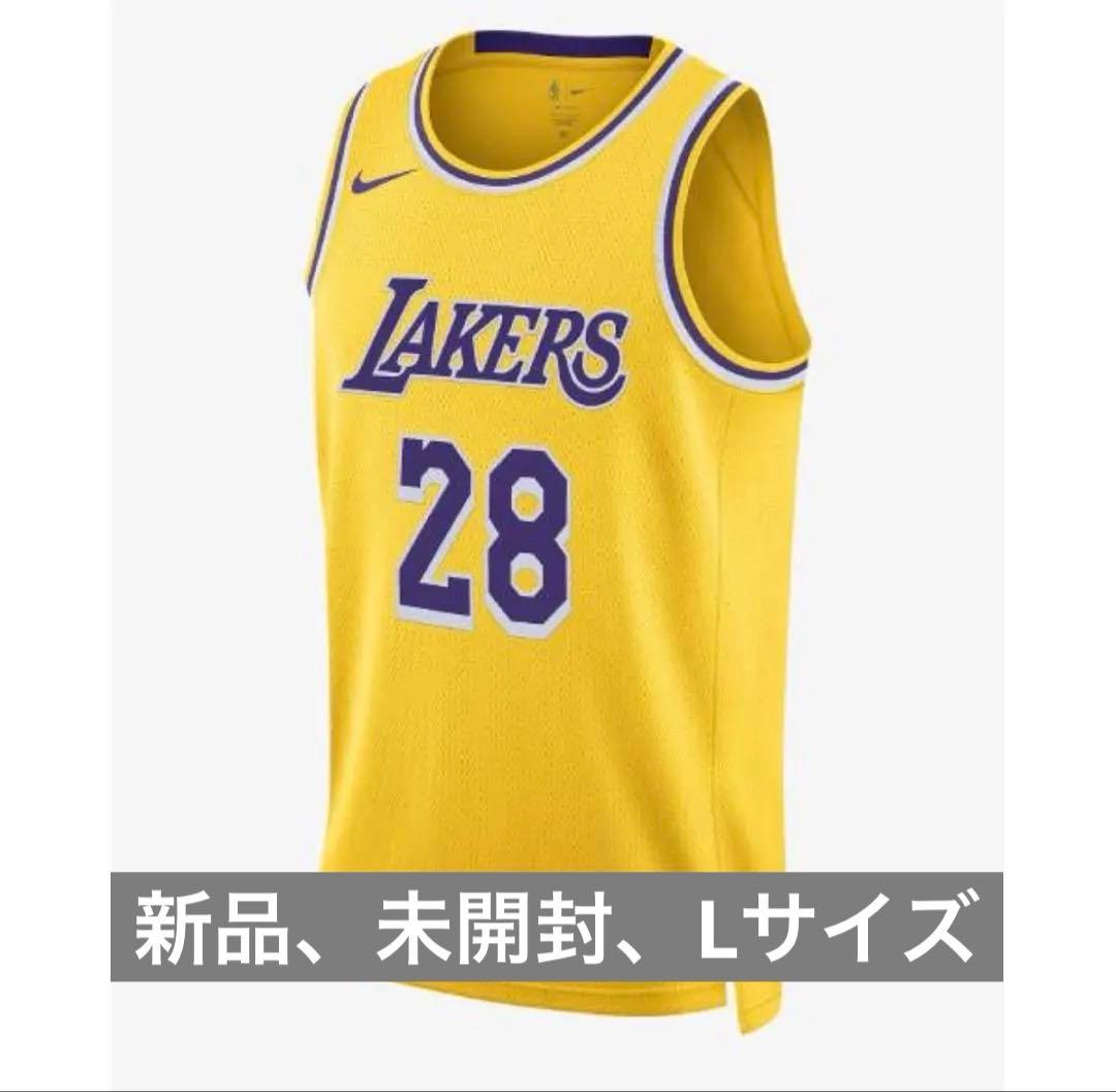 Nike Los Angeles Lakers ユニフォーム 28 Los Angeles Lakers Rui Hachimura #28 Nike Gold NBA Swingman Jersey