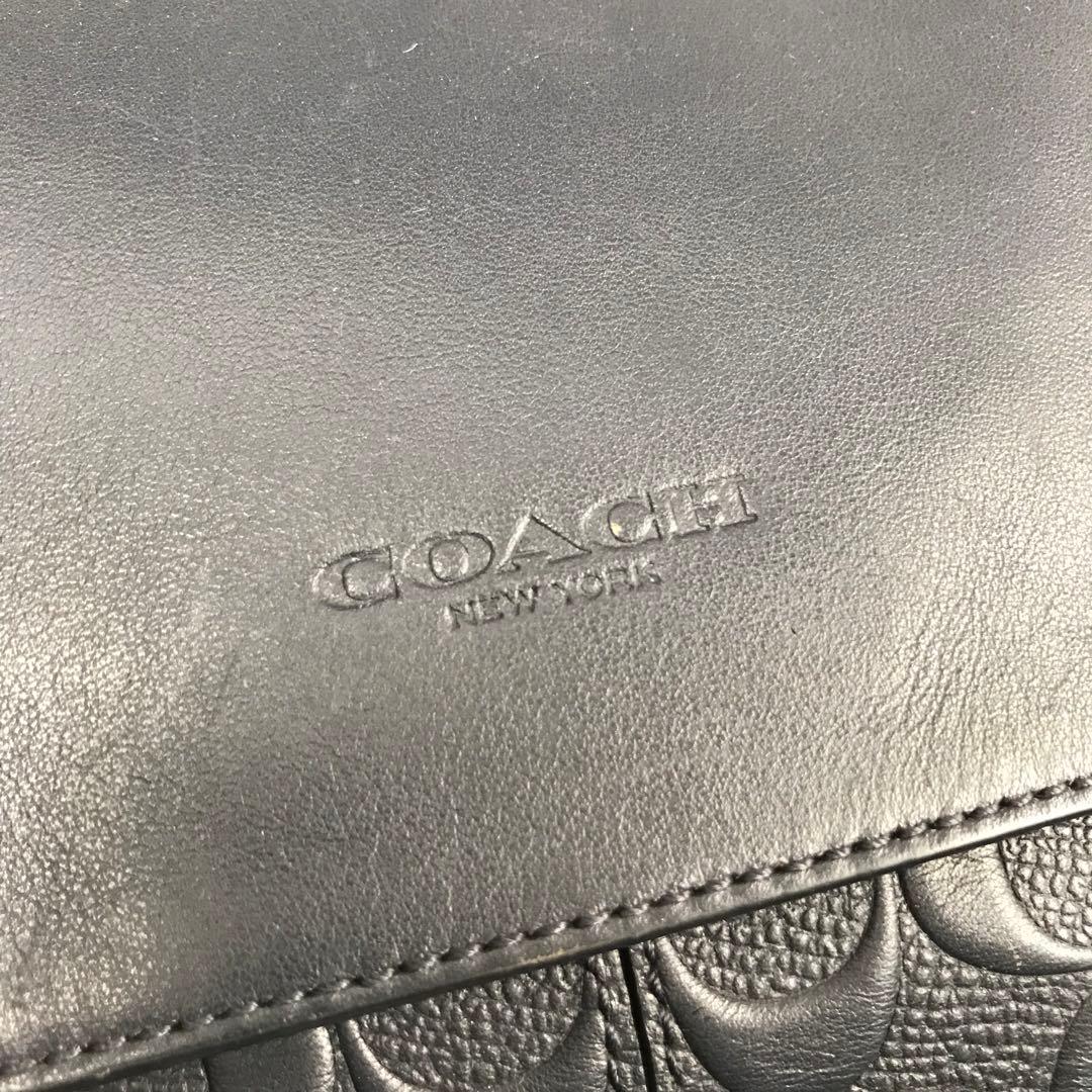 チャーリーパパさま専用】コーチ ブラック ショルダーバッグ 72220