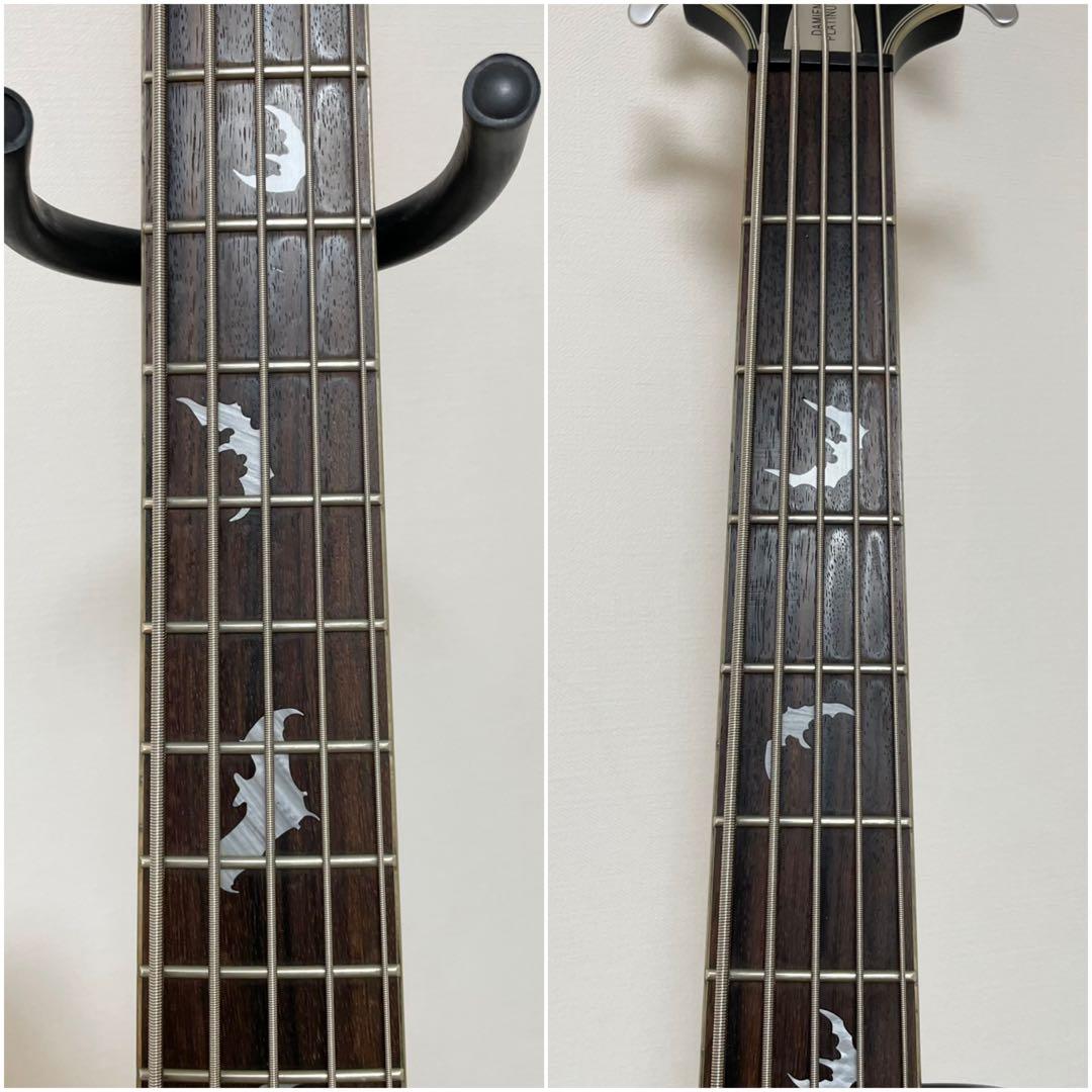 シェクター 5弦ベース DAMIEN PLATINUM-5 ブラック - メルカリ