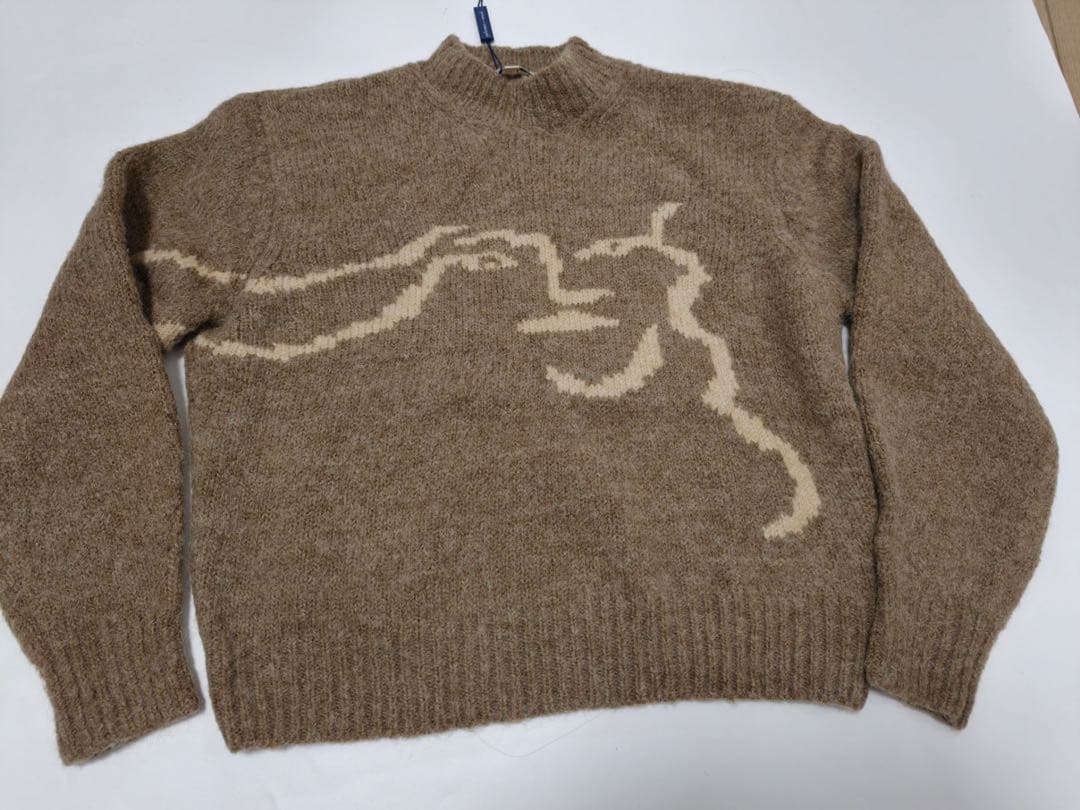 Paloma wool アートプリント ベージュ セーター S 新タグ付き - メルカリ