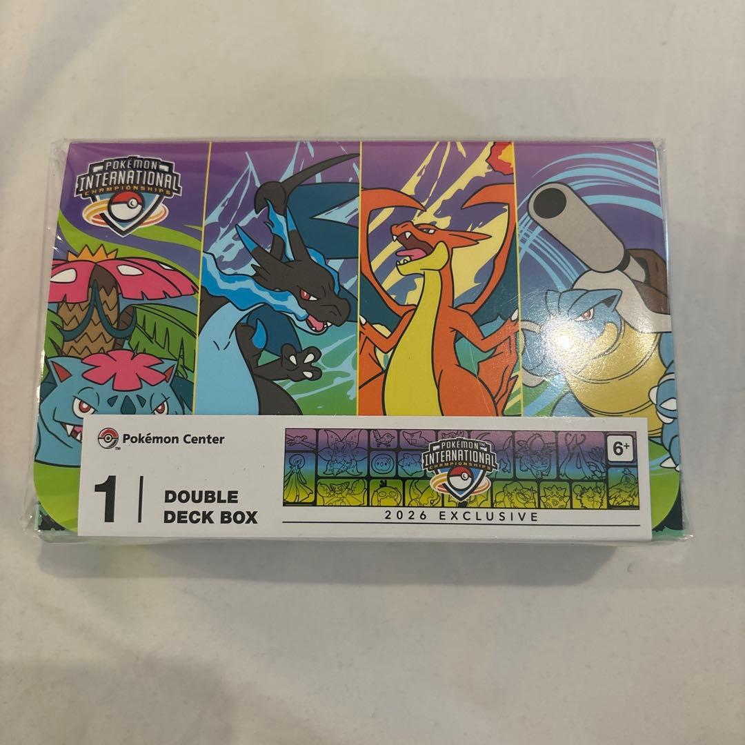 【海外公式】EUIC ロンドン ポケモンセンター限定 ダブルデッキケース 御三家 海外公式】EUIC ロンドン ポケモンセンター限定 ダブルデッキケース 御