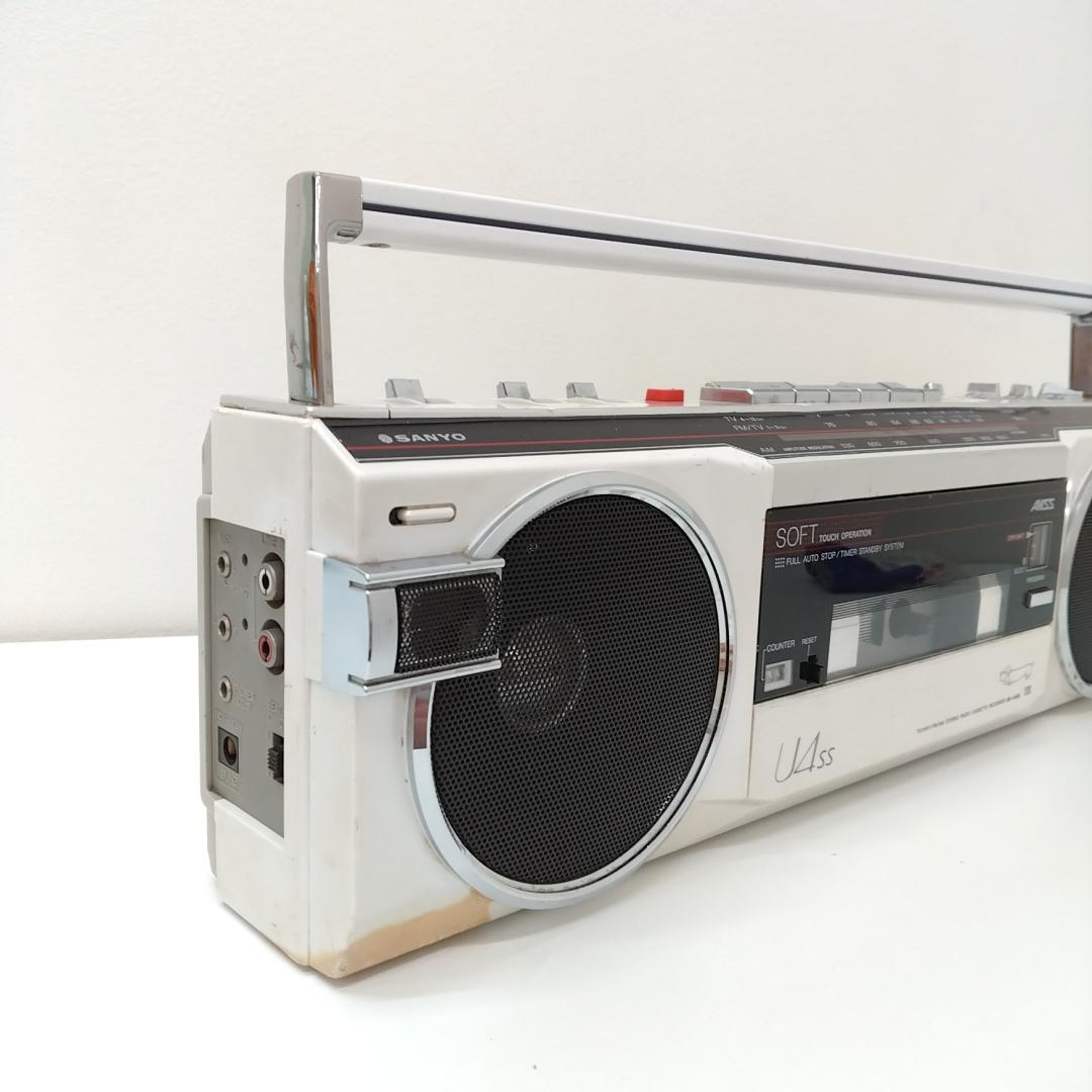 若《VGMSM》SANYO MR-U4SS ラジカセ 昭和レトロ ジャンク - メルカリ