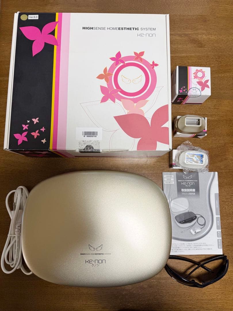 美品】ケノン 高機能家庭用 脱毛器 v6.0 未使用エクストラカートリッジ
