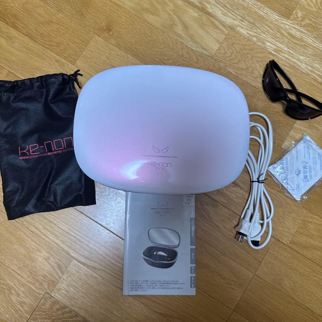 ほぼ新品未使用 ケノン脱毛器 パールホワイトNiPL-2080 NIPL-2080-KEPW 極短USPL発光方式 光美容器 KE-NON（ケノン） パール
