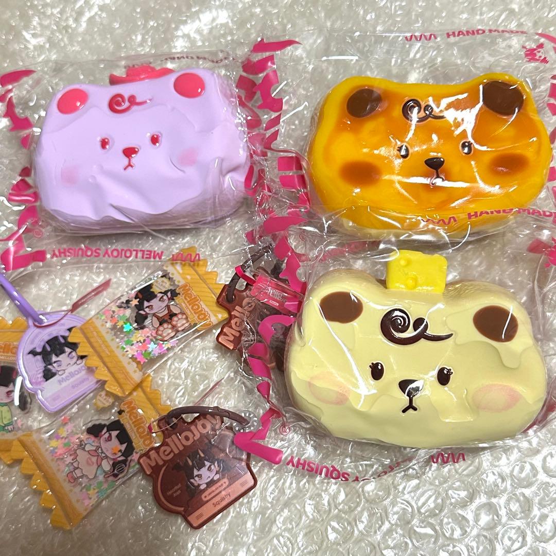 s*o様 【ほぼ新品】Mellojoy スクイーズ チーズベア 3種セット mellojoyスクイーズ チーズベア｜Yahoo!フリマ（旧PayPayフリマ）