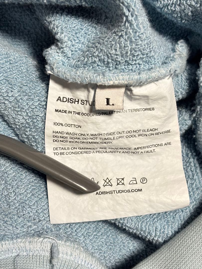 【希少】ADISH パレスチナ刺繍 パーカー \"Tatreez\" フェード L