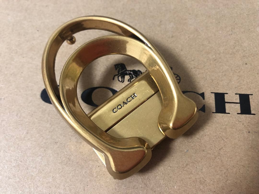 COACHコーチ新品正規品リバーシブルレザーベルト回転バックル - メルカリ
