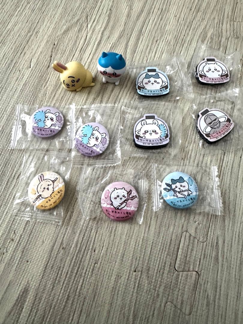 くら寿司 ちいかわ 缶バッジ マグネット フィギュア11個セット - メルカリ