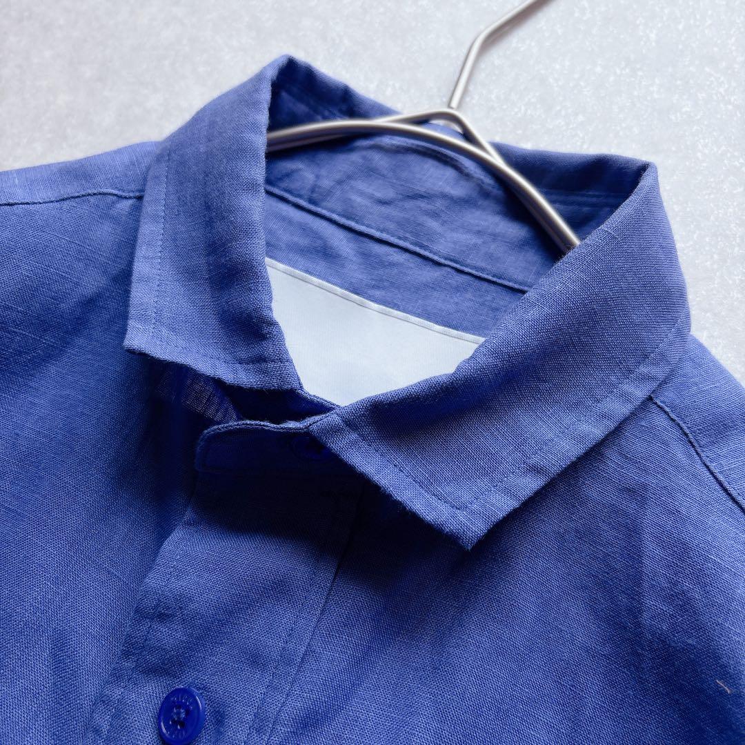 極美品☆TICCA｜定価2,5万 24SS リネン半袖エンブロイダイリーシャツ