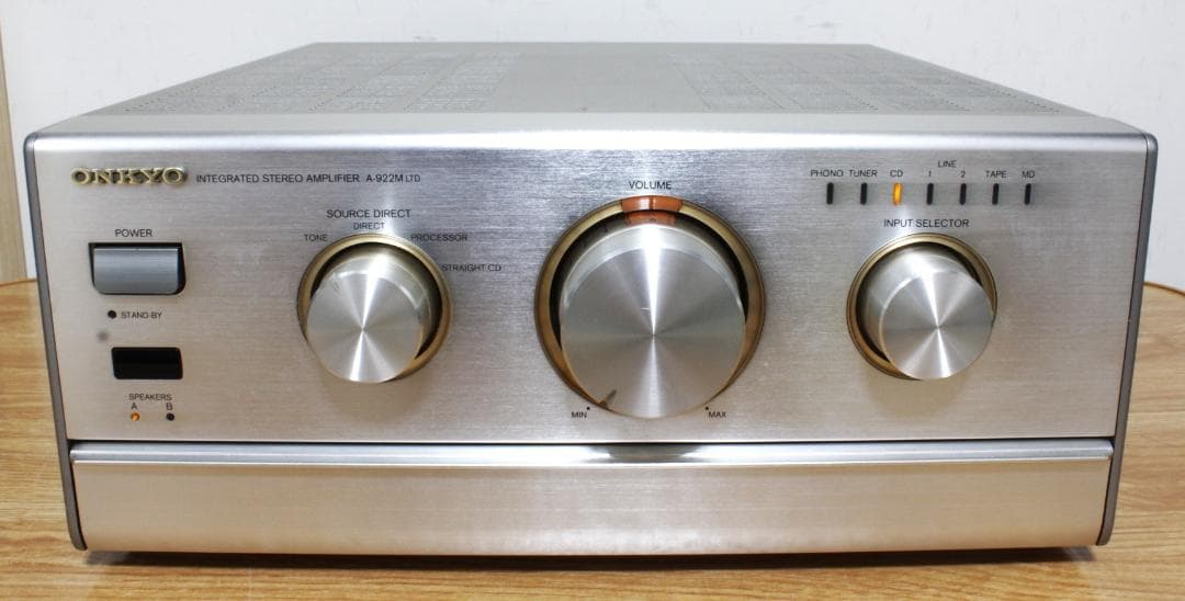 ♪ONKYO ステレオアンプ Ａ－９２２Ｍ ＬＴＤ動作美品【04】♪ Yahoo!オークション -「a-922m onkyo」の落札相場・落札価格