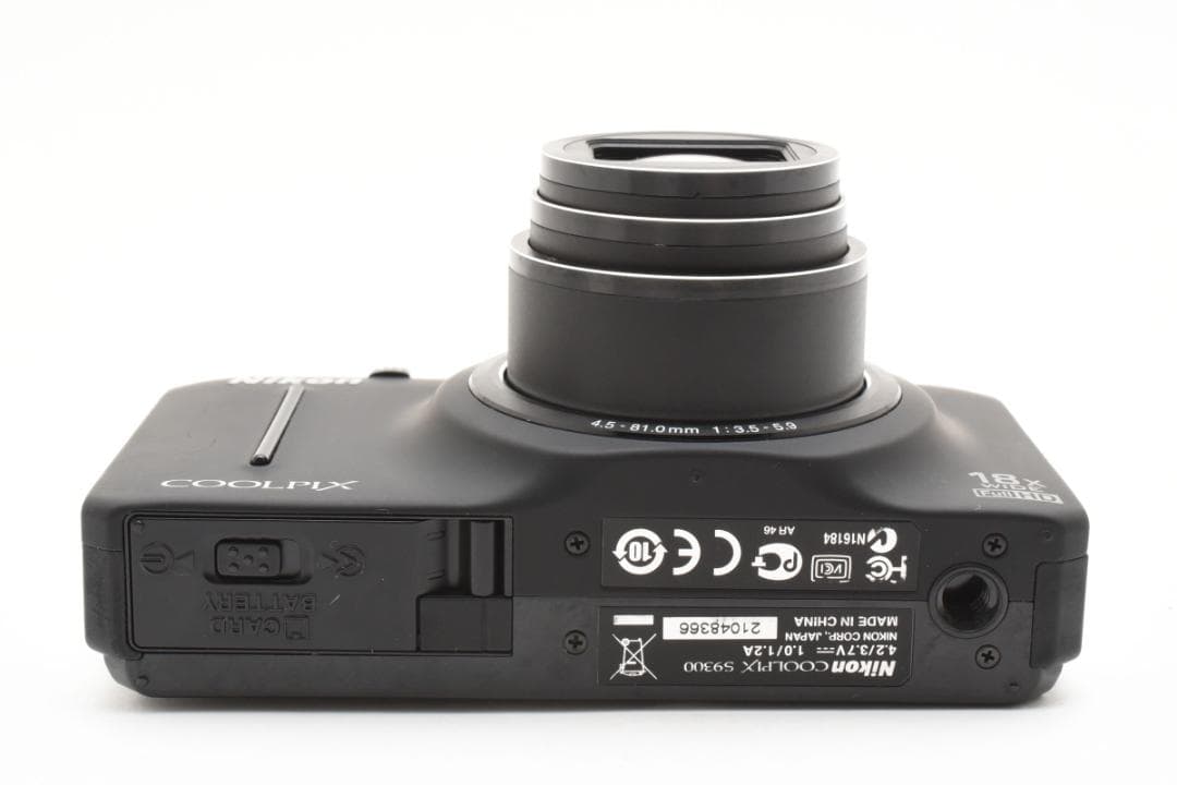 Nikon ニコン COOLPIX S9300 ブラック - メルカリ